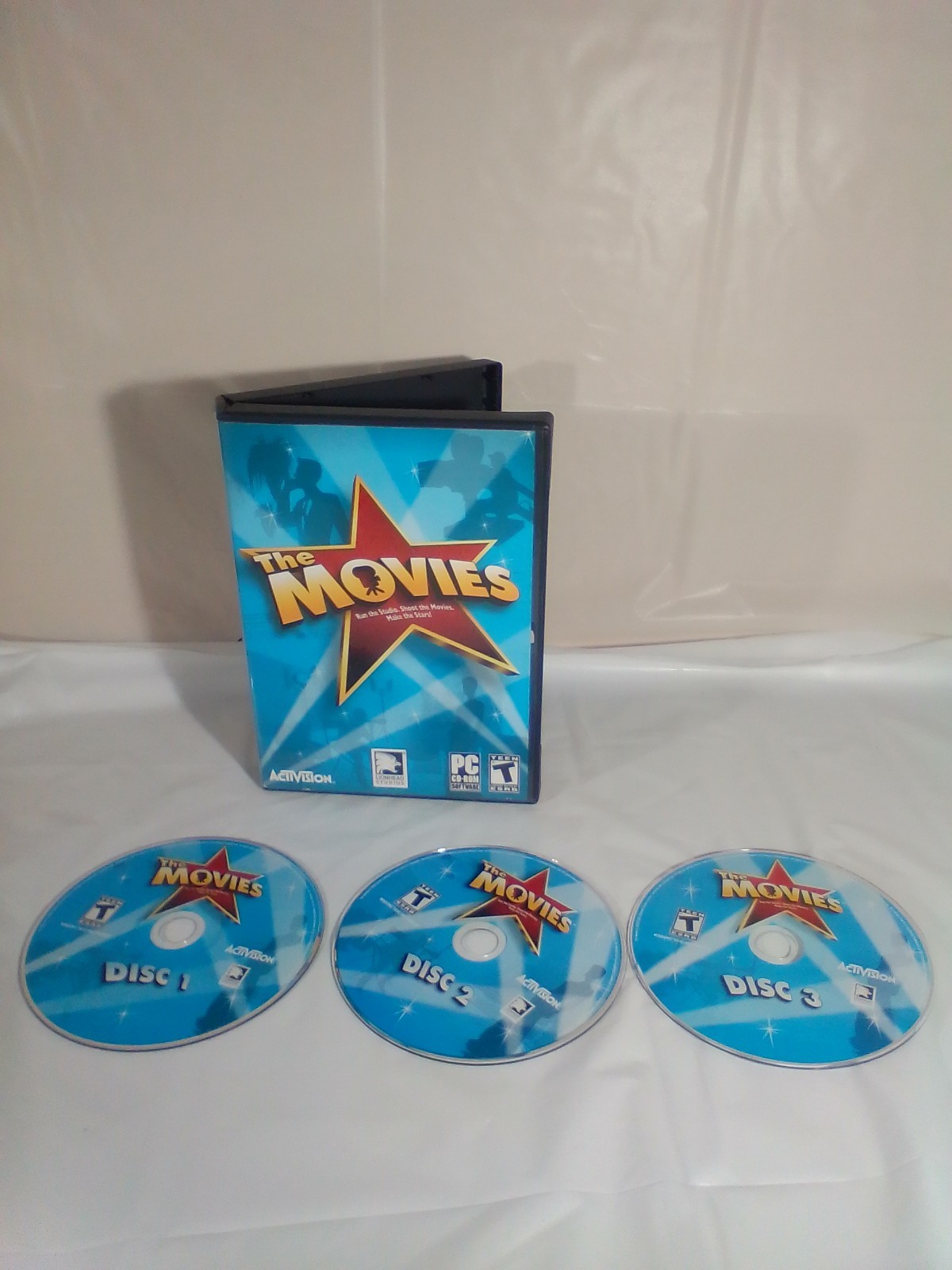 The Movies (PC CD-ROM, 2005) Complete/CIB w/ Code, Great Discs