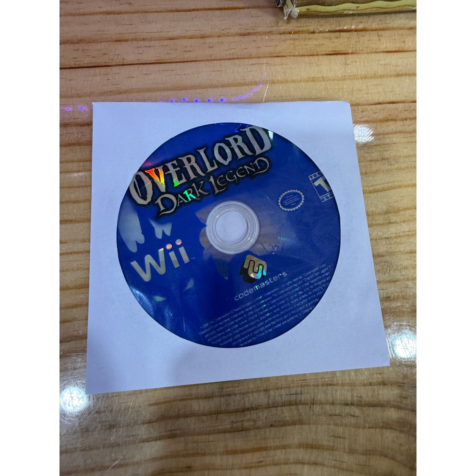 Wii - Overlord: Dark Legend (Loose)