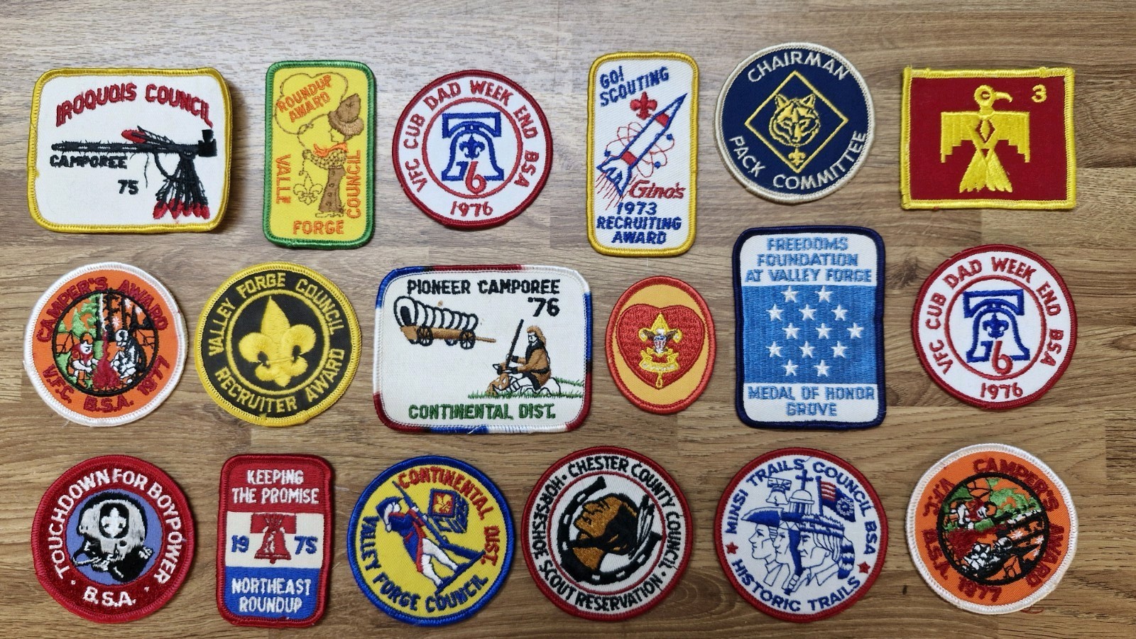 Boy Scouts of America BSA Badges/Patches Lot Collection Vintage mostly 70s