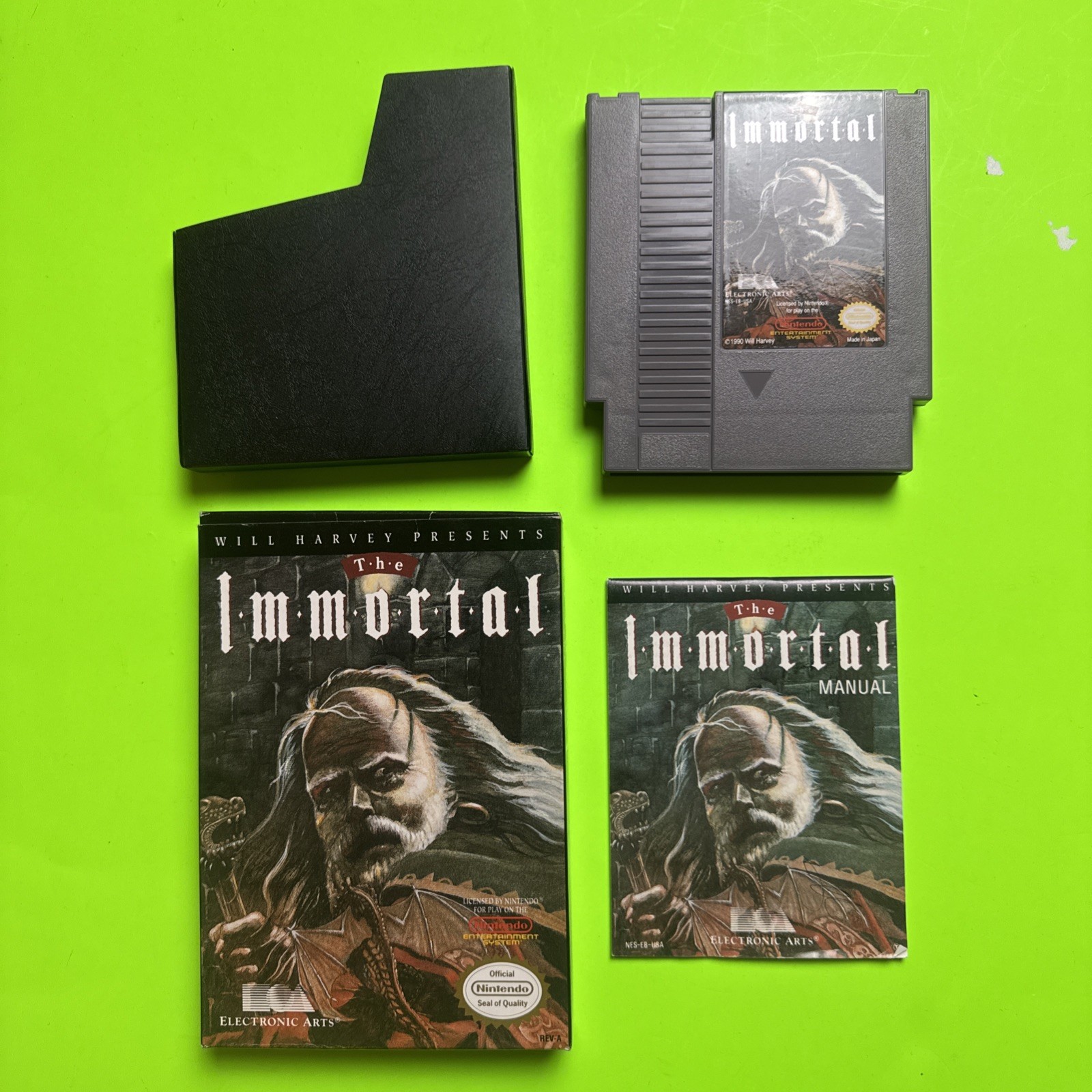 The Immortal CIB NES Nintendo Electronic Arts 100% Authentic Complete