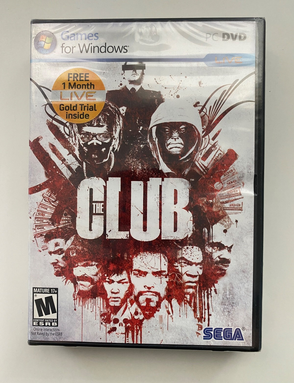 THE CLUB Video Game 2007 PC DVD SEGA Games For WINDOWS - NEW/SEALED