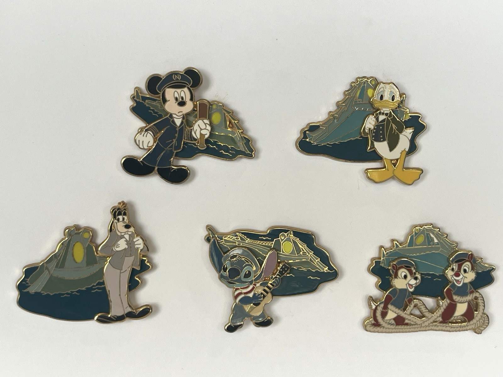 Disney- 20,000 Leagues Under The Sea Disney Complete 5 Pin Set, LE1500