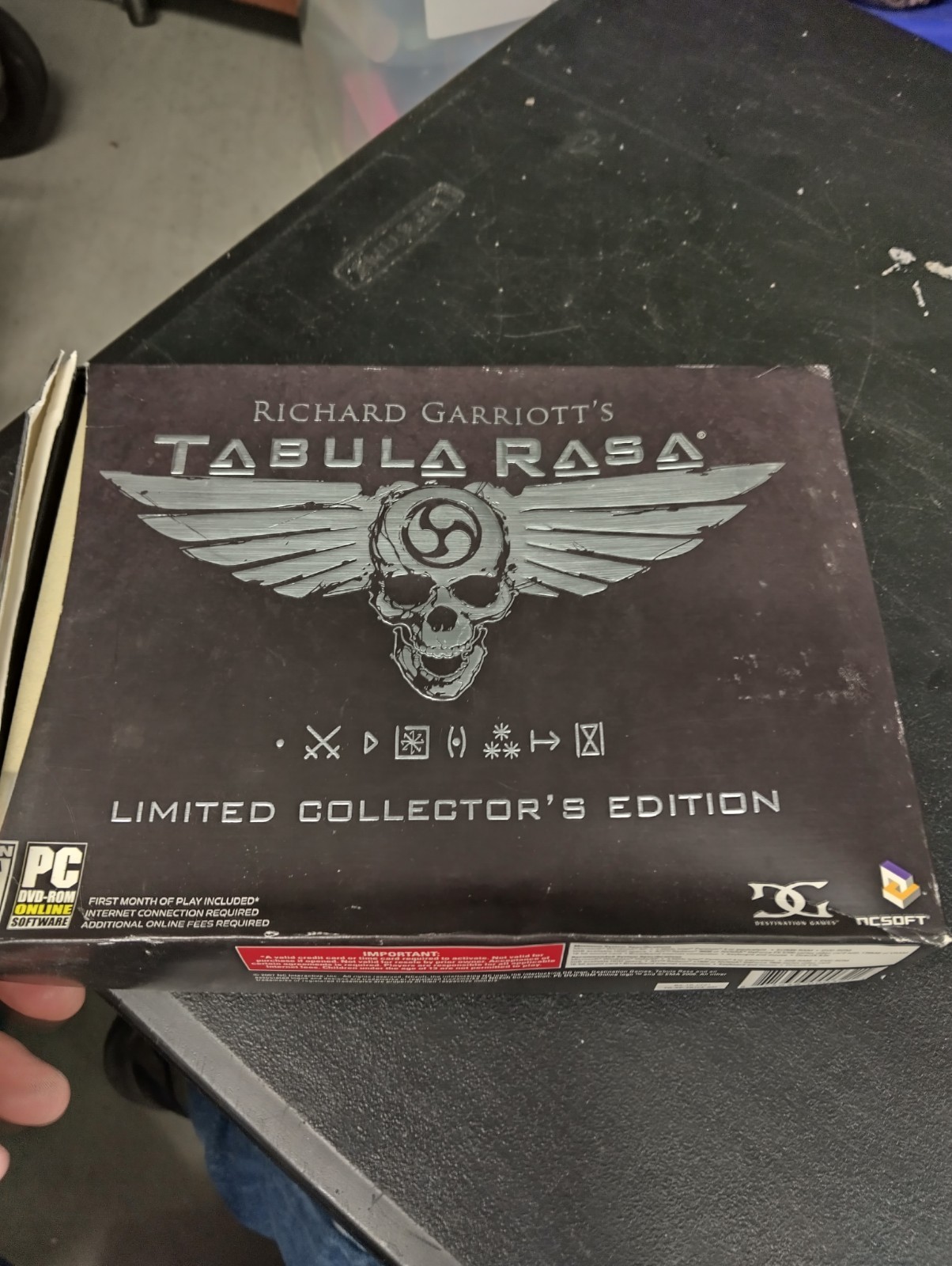 Richard Garriott's Tabula Rasa: Collector's Edition (PC, 2007) Complete 