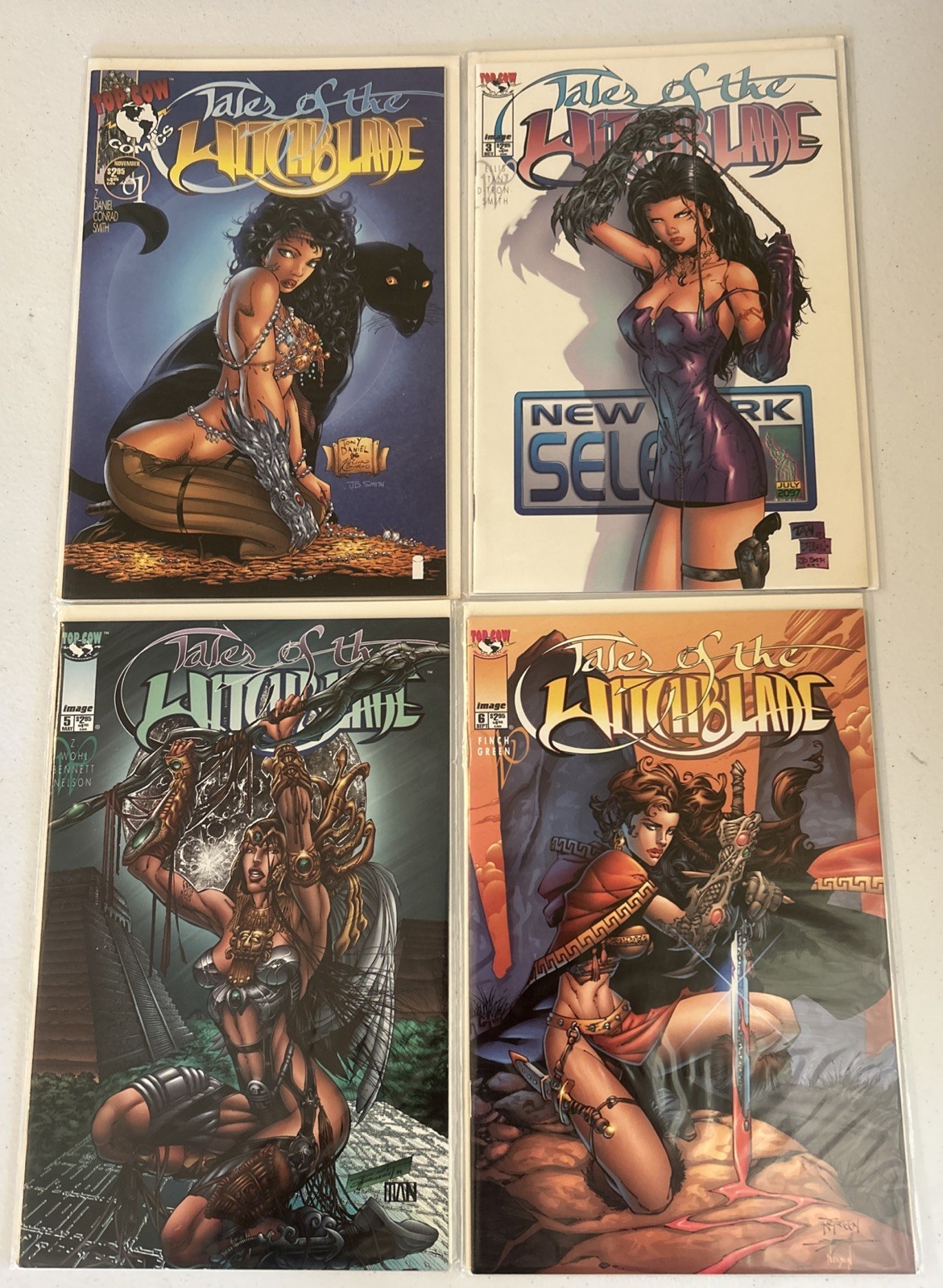 Tales of Witchblade #1 #3 #5 & #6 Image Top Cow Comics (1997) NM