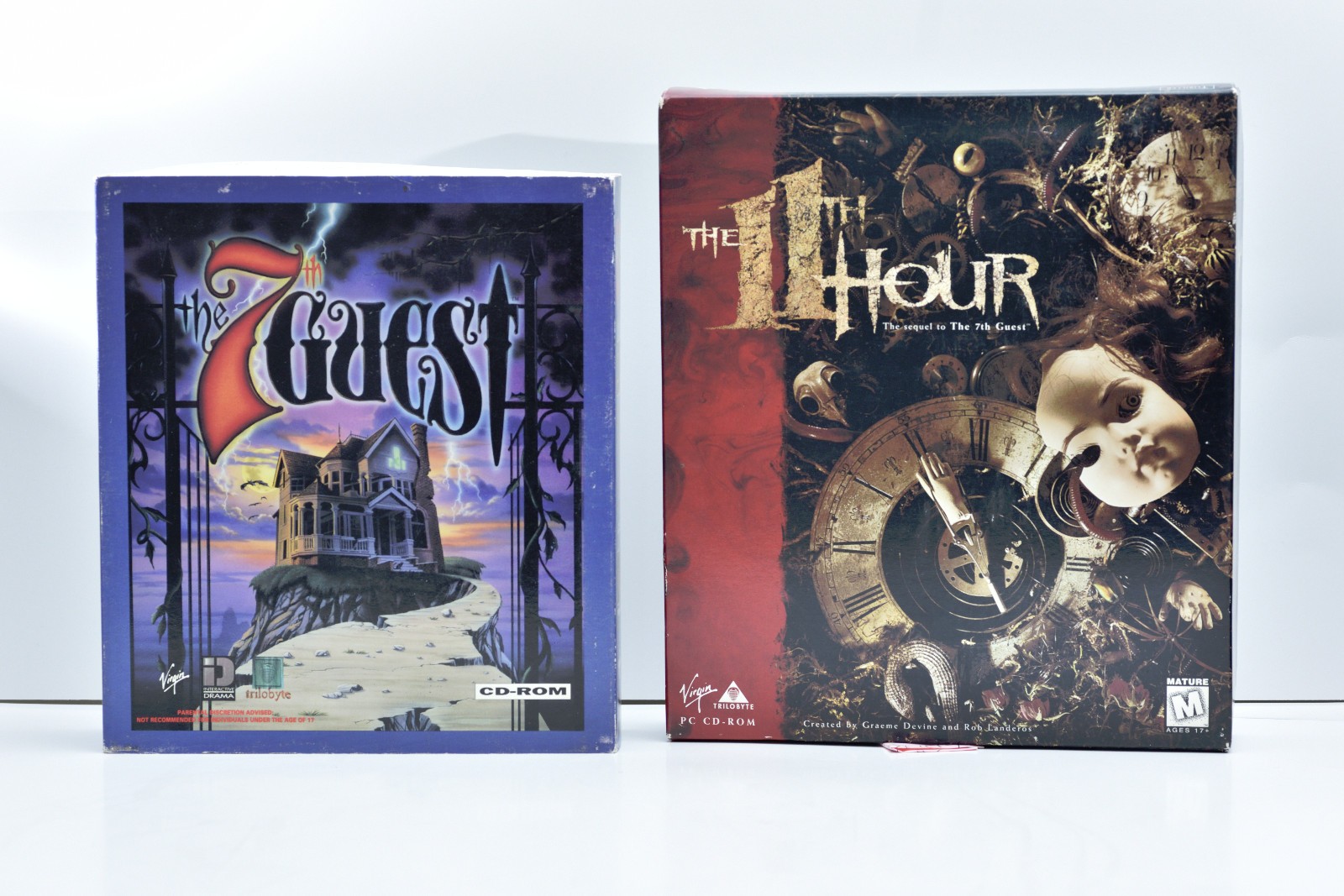 The 7th Guest and The 11th Hour - Boxset (PC, 1995)