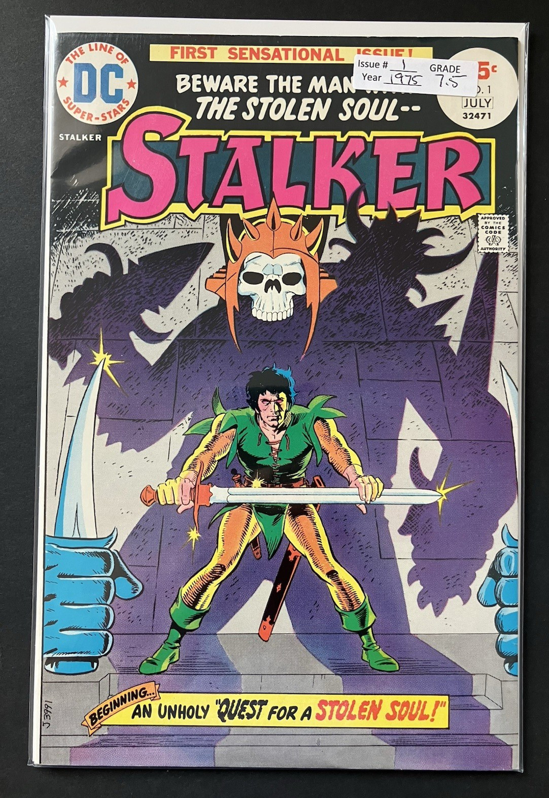 Stalker 1 VF- 7.5 NICE COPY 