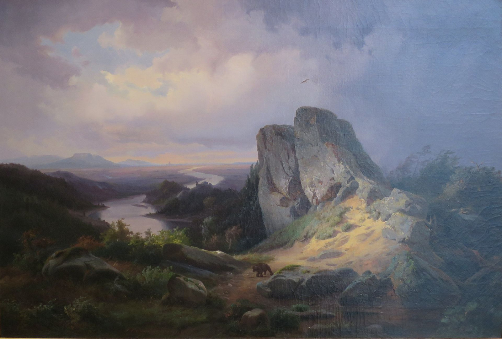 perfect 36x24 oil painting handpainted on canvas \