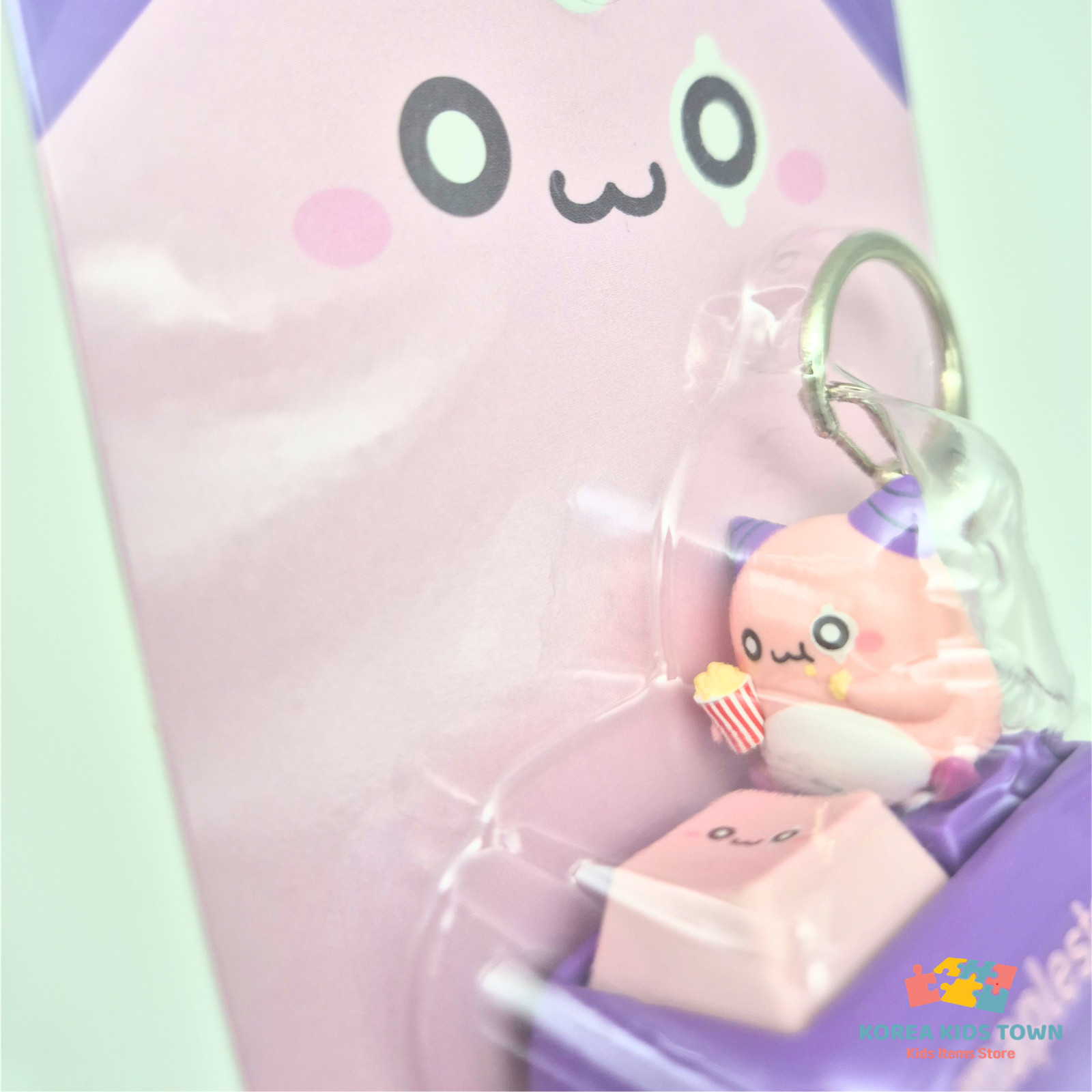 MapleStory Movie Limited Edition Keycap Keyring 2Types PinkBean Orange Mushroom