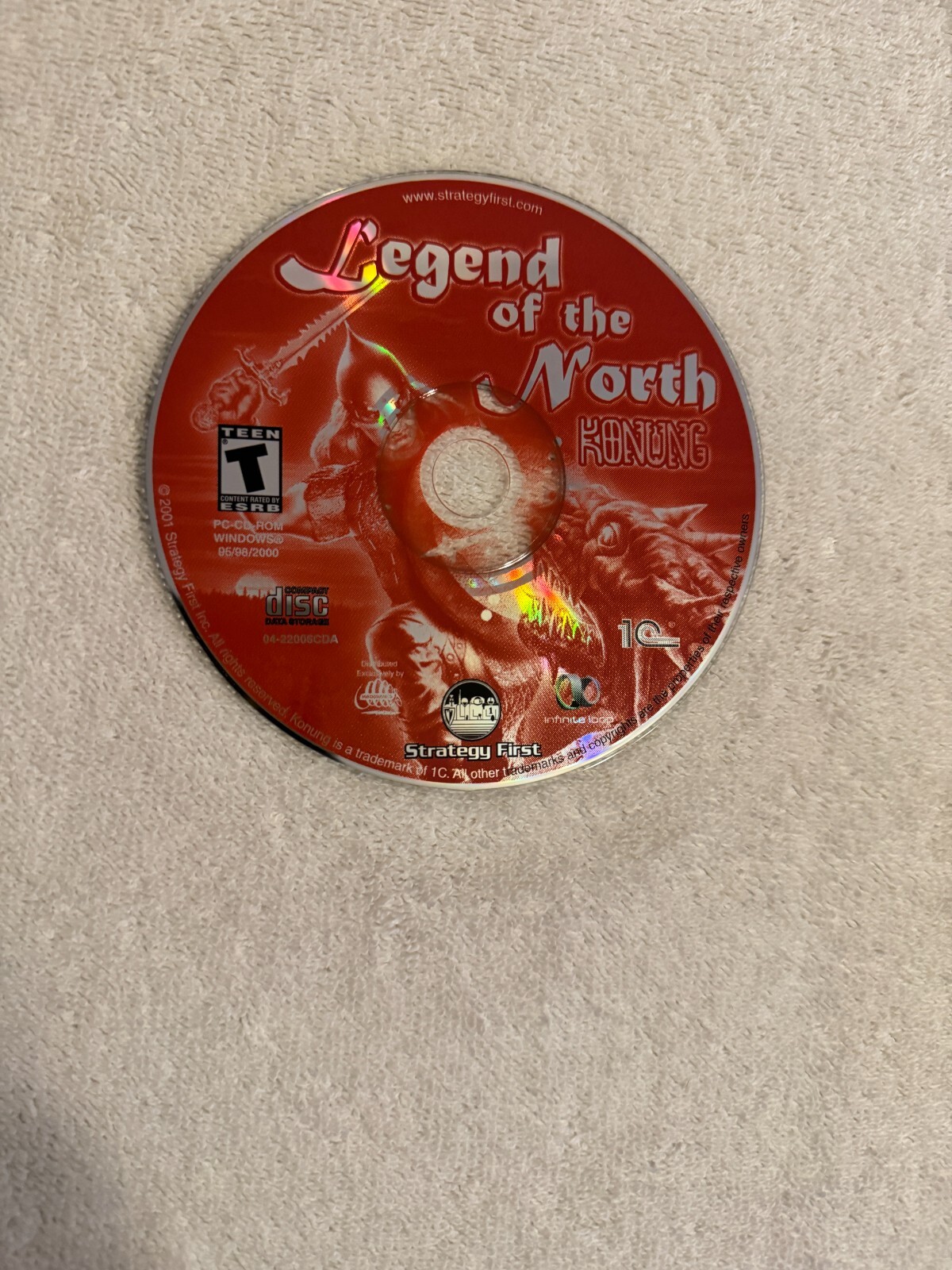 Legend of the North: Konung (PC 2001) - CD ONLY