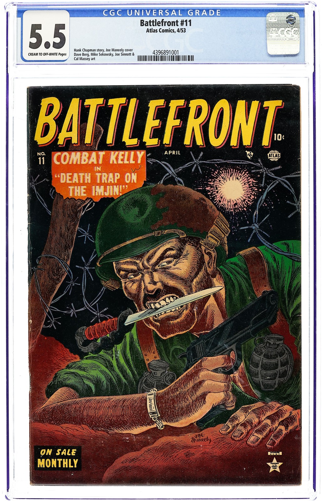 Battlefront #11 CGC 5.5 1953 4396891001