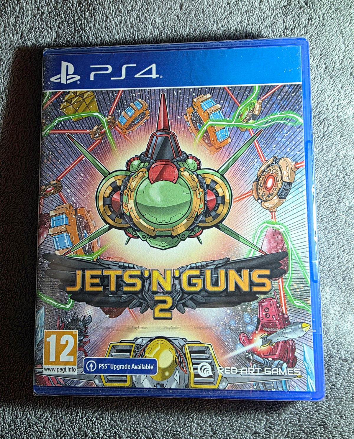 Red Art Games Jets'n'Guns 2 Sony PlayStation 4 Shooter PEGI 12 PAL PS5 Upgrade