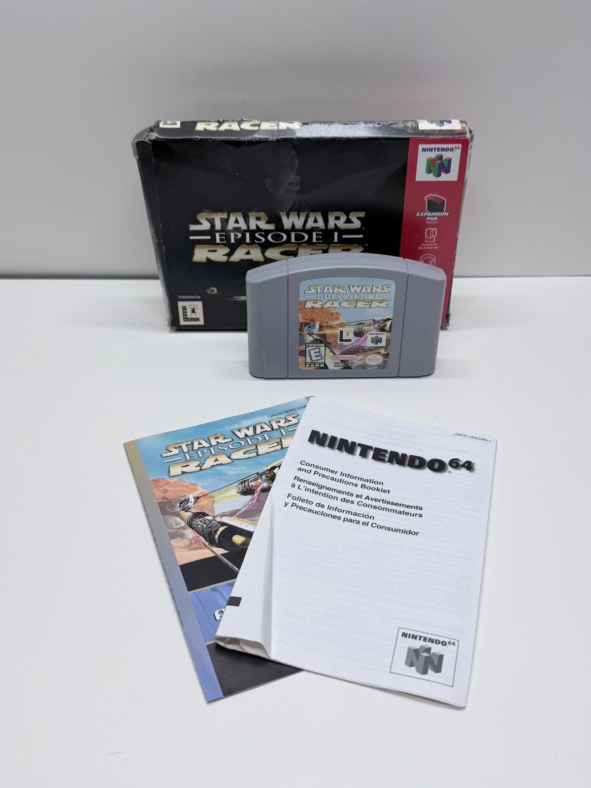 Star Wars: Episode 1 Racer for N64 CIB – Complete with Game/Box Inserts