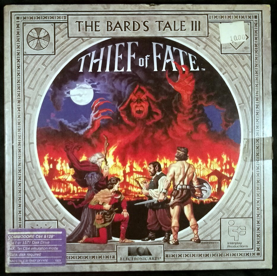 Bard's Tale III 3  : Thief of Fate - Electronic Arts Album - Commodore 64 (1988)