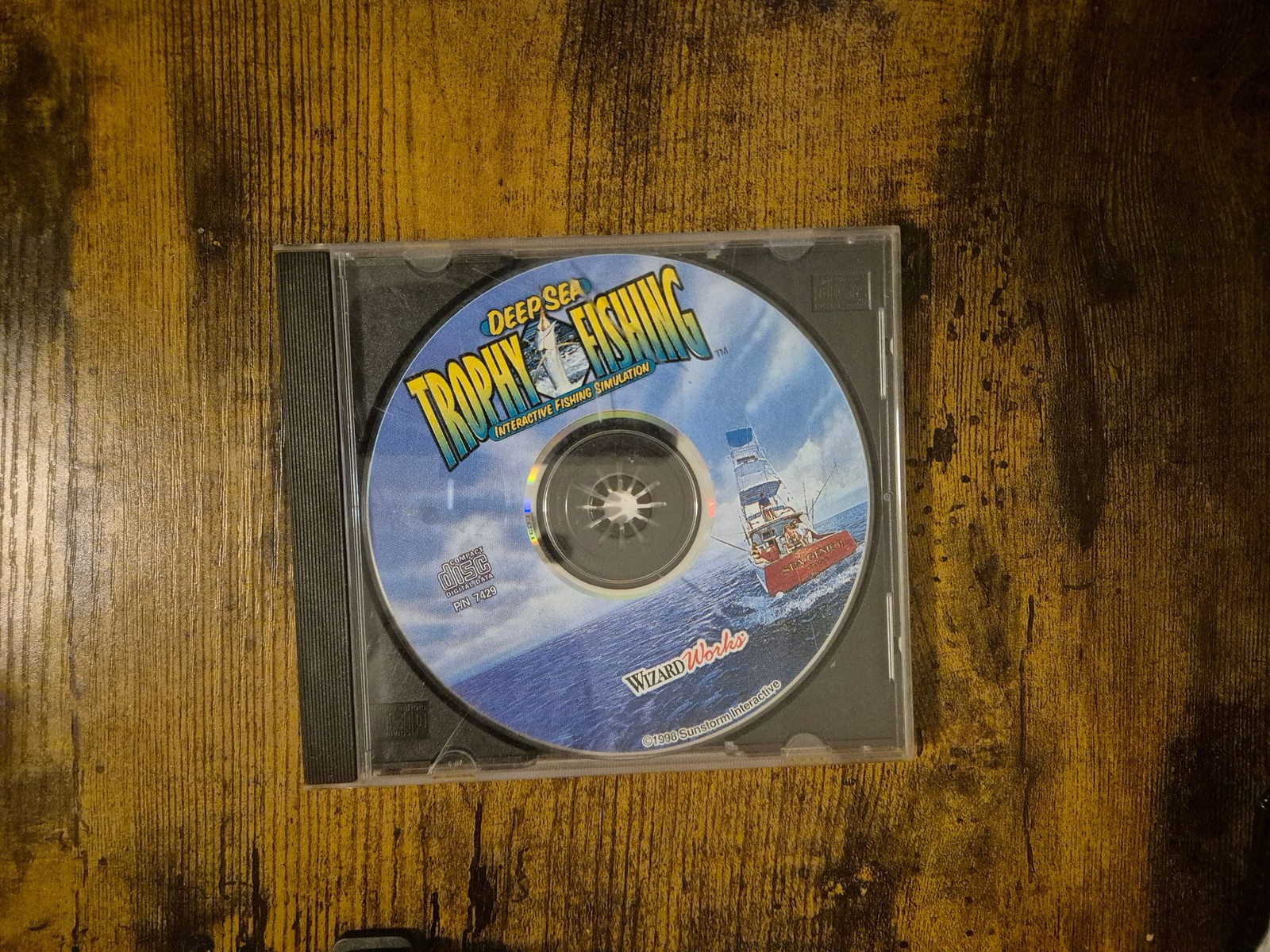 Deep Sea Trophy Fishing PC CD-ROM 1998 Fishing Simulation Game