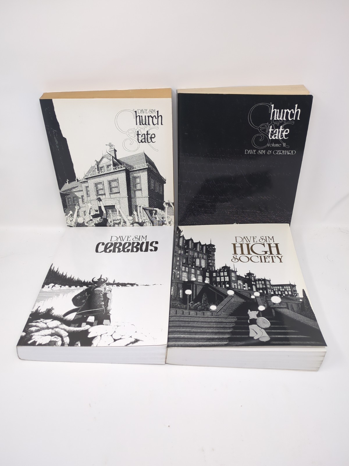 Cerebus Graphic Novel Lot Trade Paperback TPB High Society Church State Dave Sim