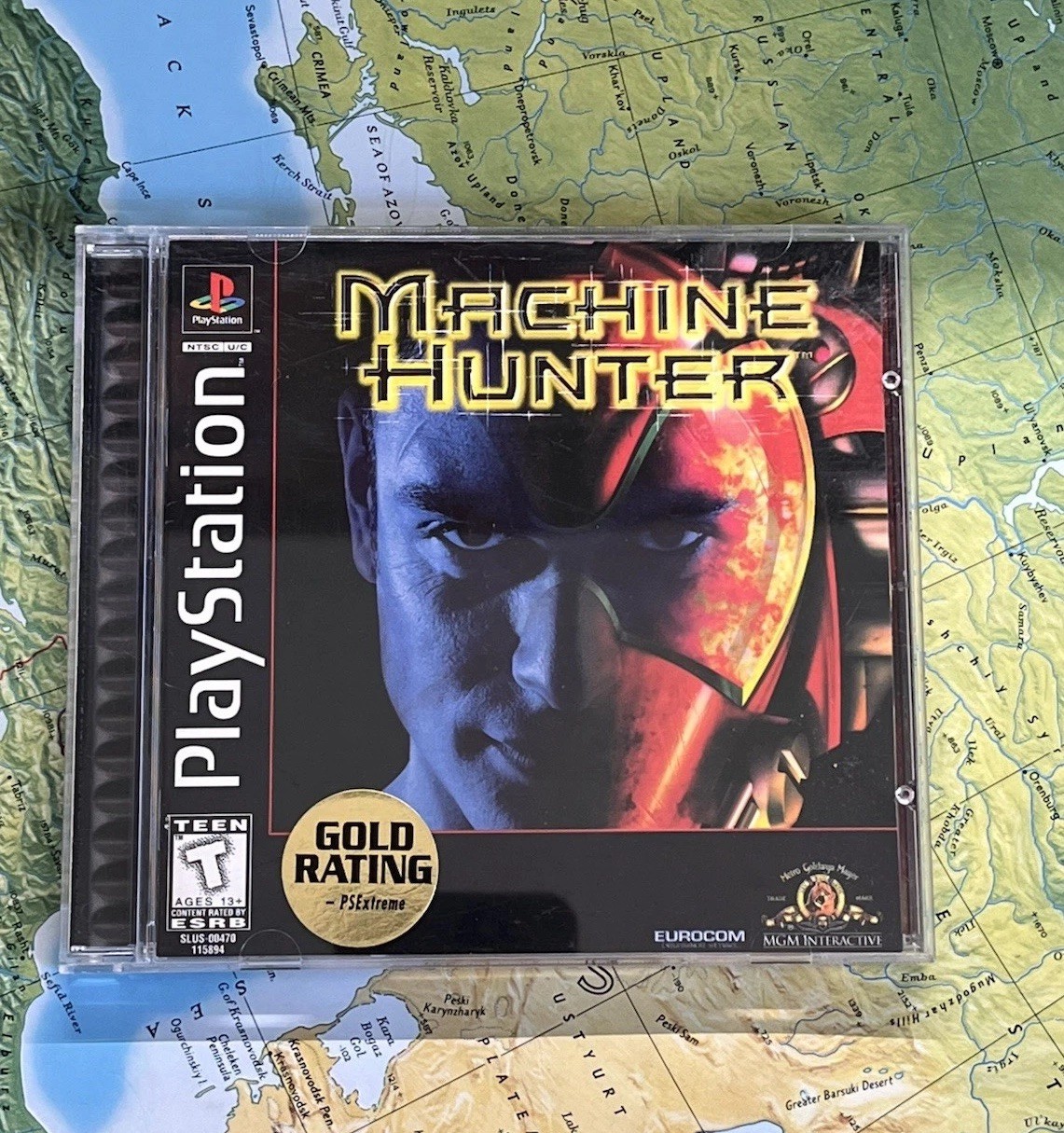 Machine Hunter (Sony PlayStation 1) PS1 Complete CIB w/Reg Card 1DAY FAST SHIP