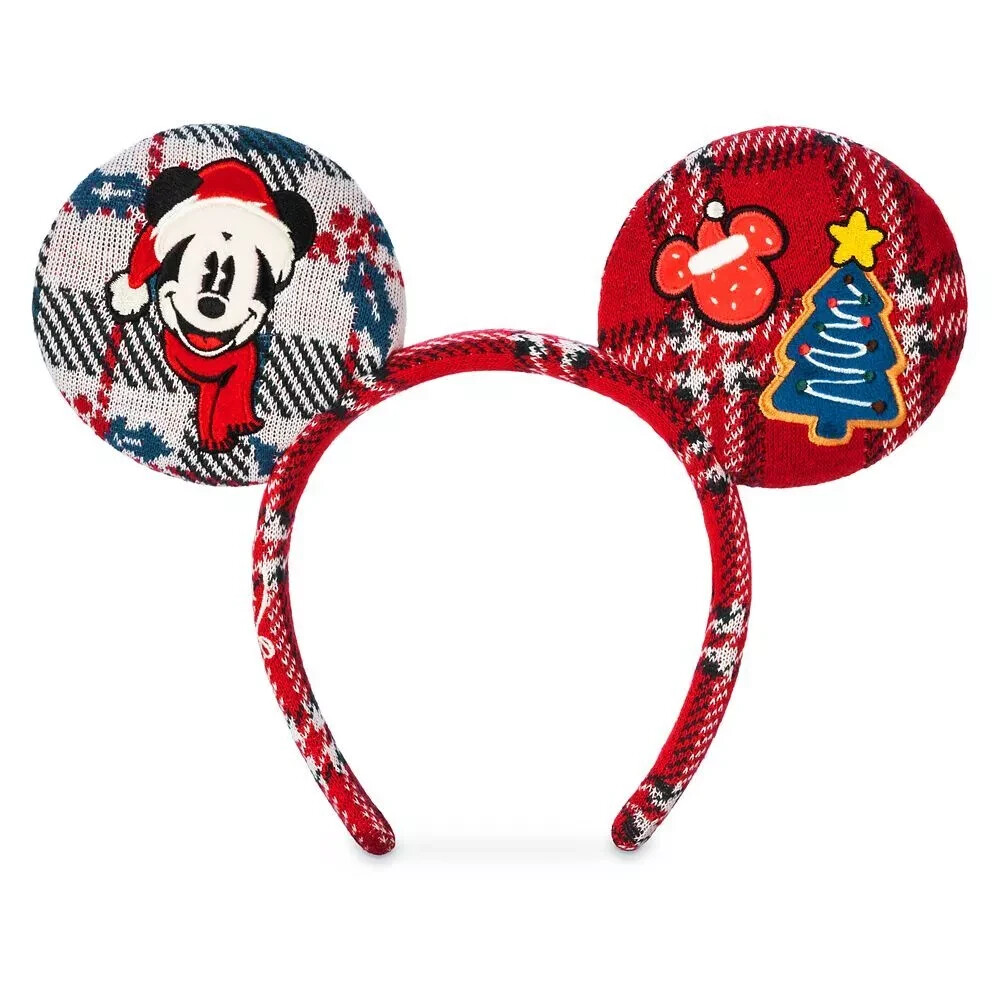 2021 Disney Spirit Jersey Mickey Mouse Holiday Sweater Ear Headband