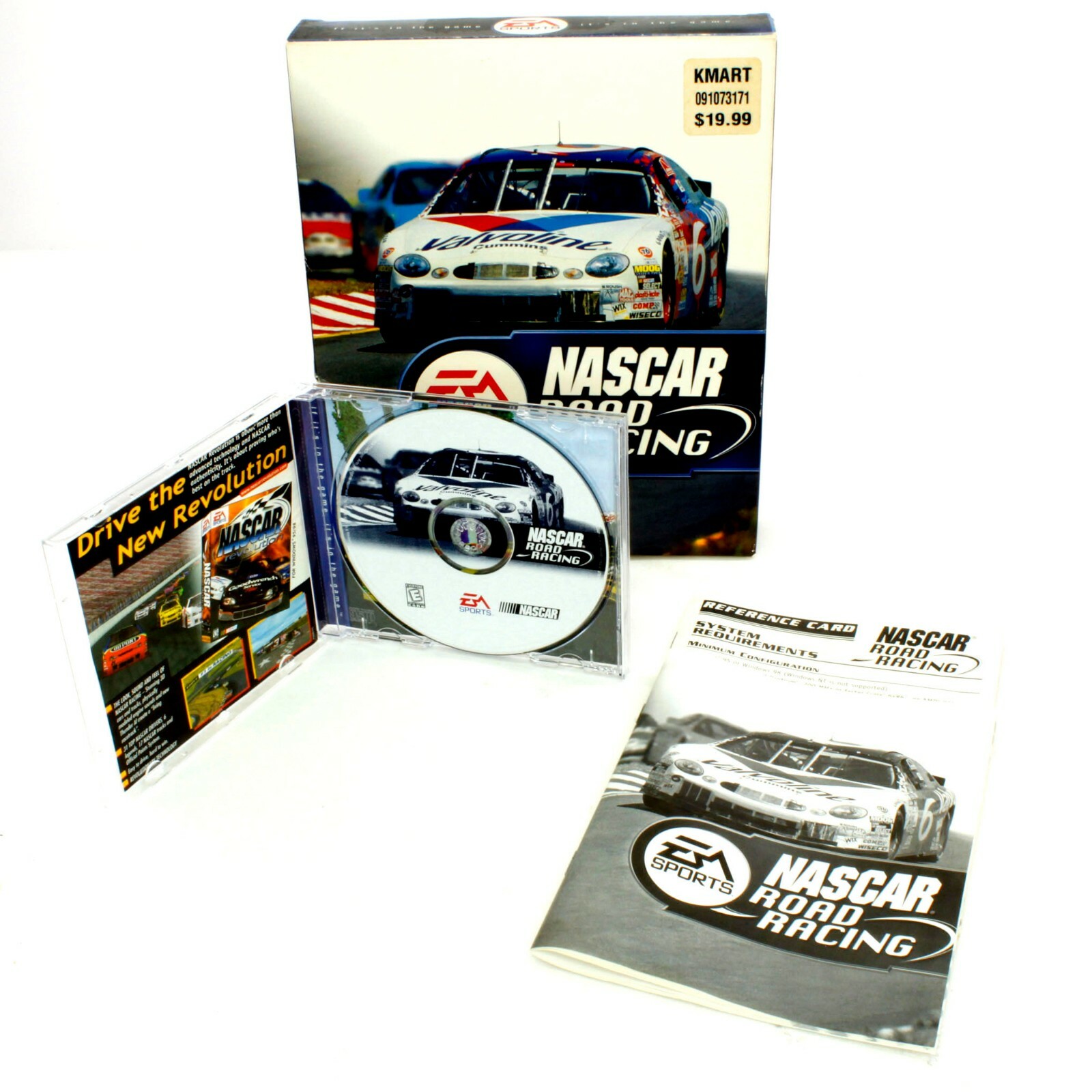 NASCAR ROAD RACING Simulation EA Sports Big Box / PC Cd-rom Complete  TT18