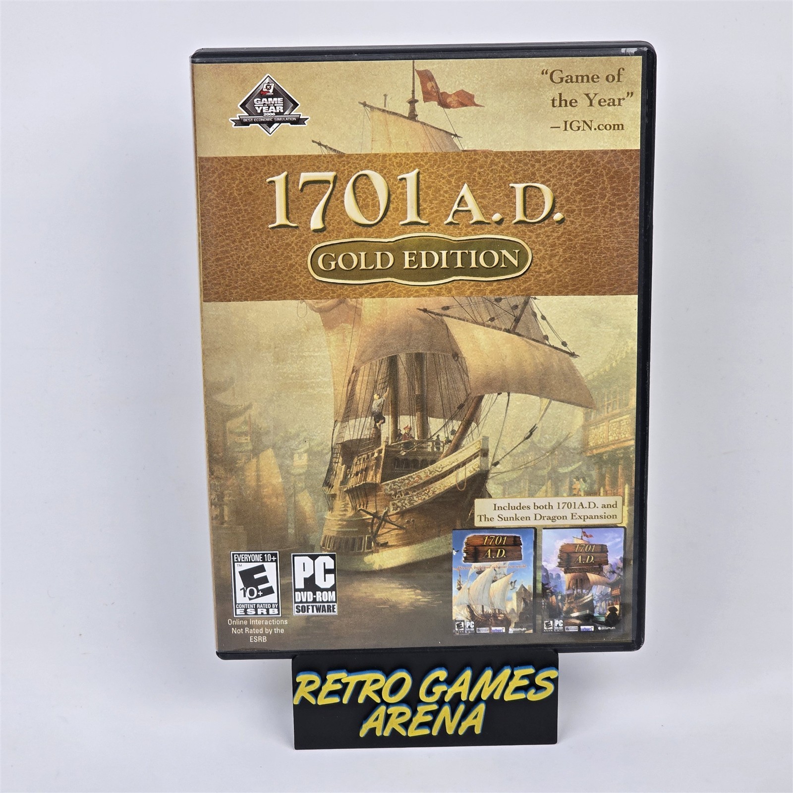 1701 A.D. AD: Gold Editon (PC DVD-ROM) CIB COMPLETE