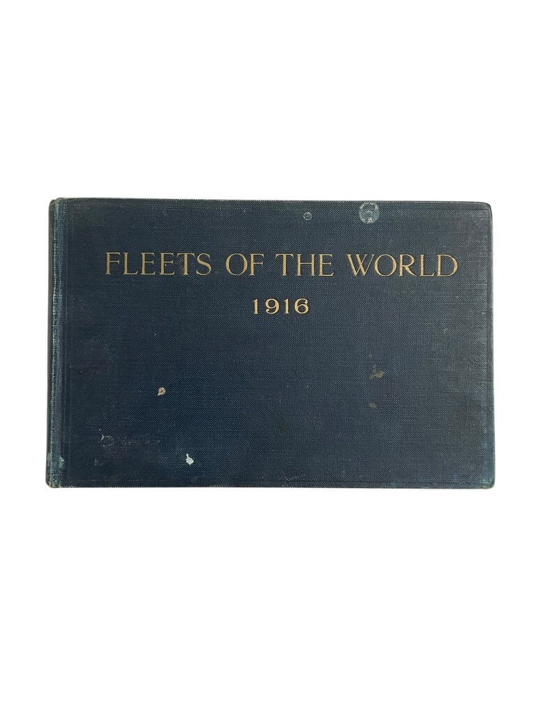 WW1 US British German Navy Jane's Fleets of the World 1916 Used Hardcover Ref...