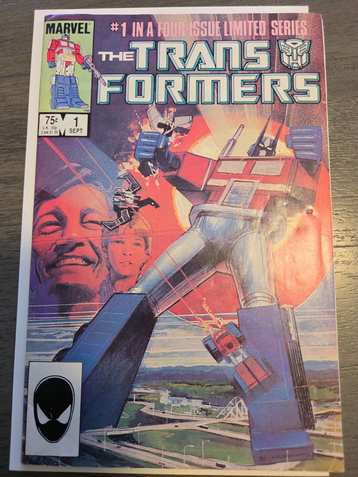 The Transformers #1 Marvel Comics September 1984 2nd Printing 
