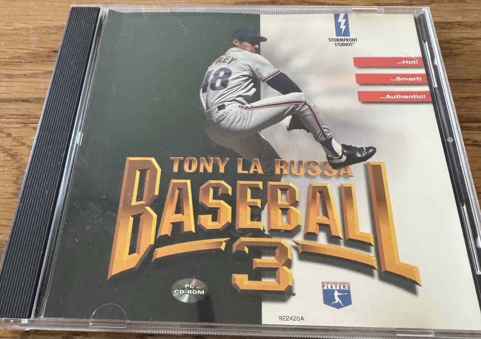 Tony La Russa Baseball 3 1996 Edition PC CD-ROM Stormfront Studios