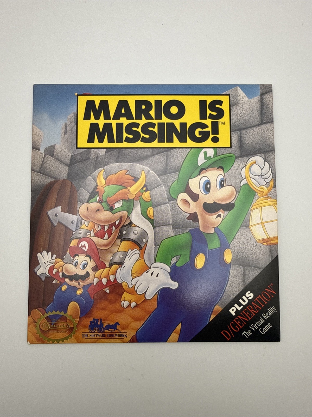 Mario Is Missing Plus D/Generation PC Game 1992 The Software Toolworks CD