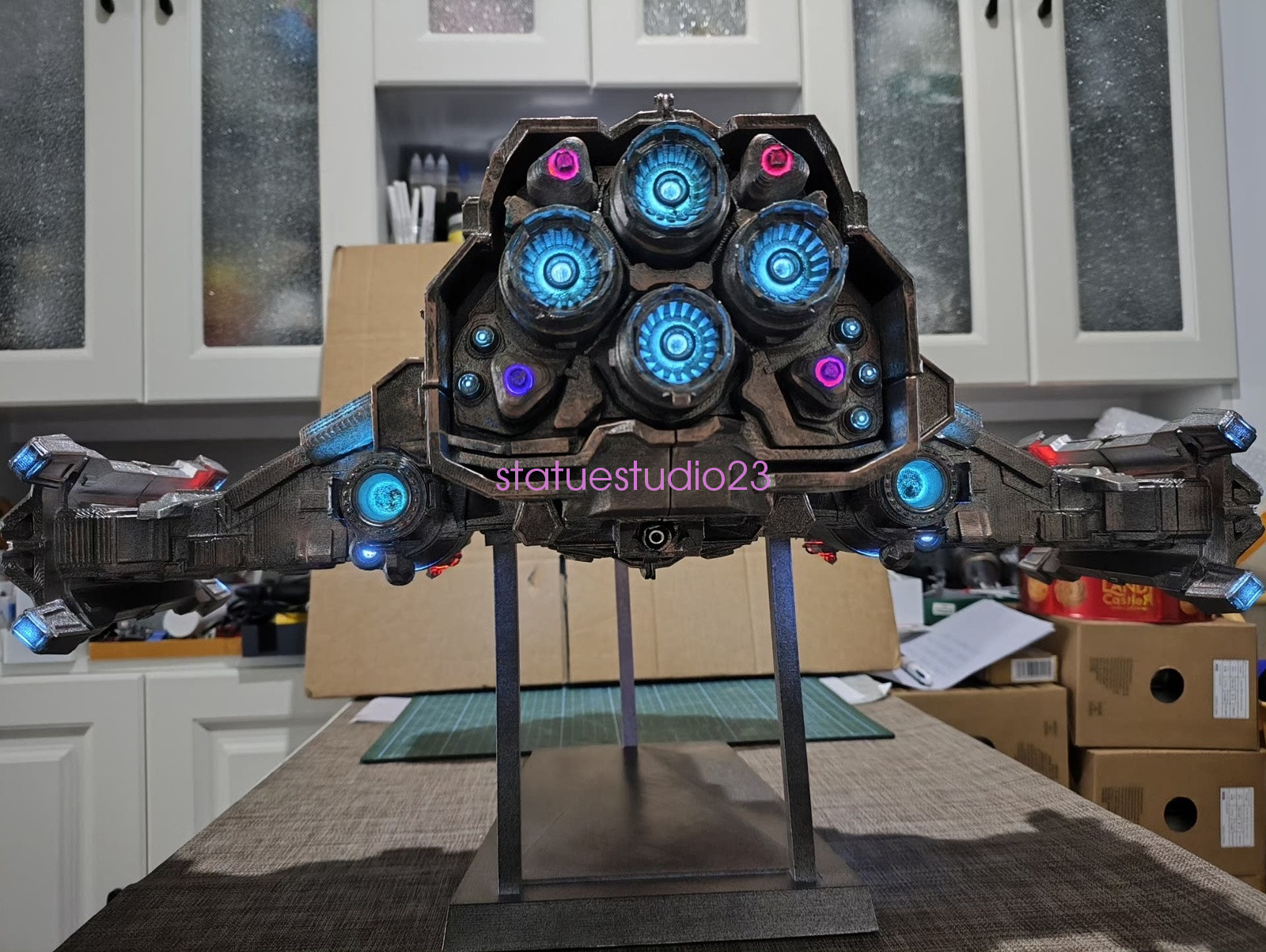 StarCraft Hyperion Statue Resin Figure Painted Model Collectible Limited Gift