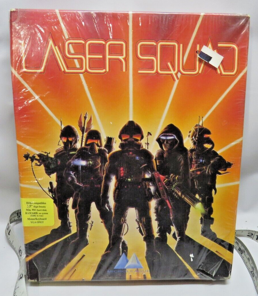 Laser Squad Microleague Computer Video Game 3.5