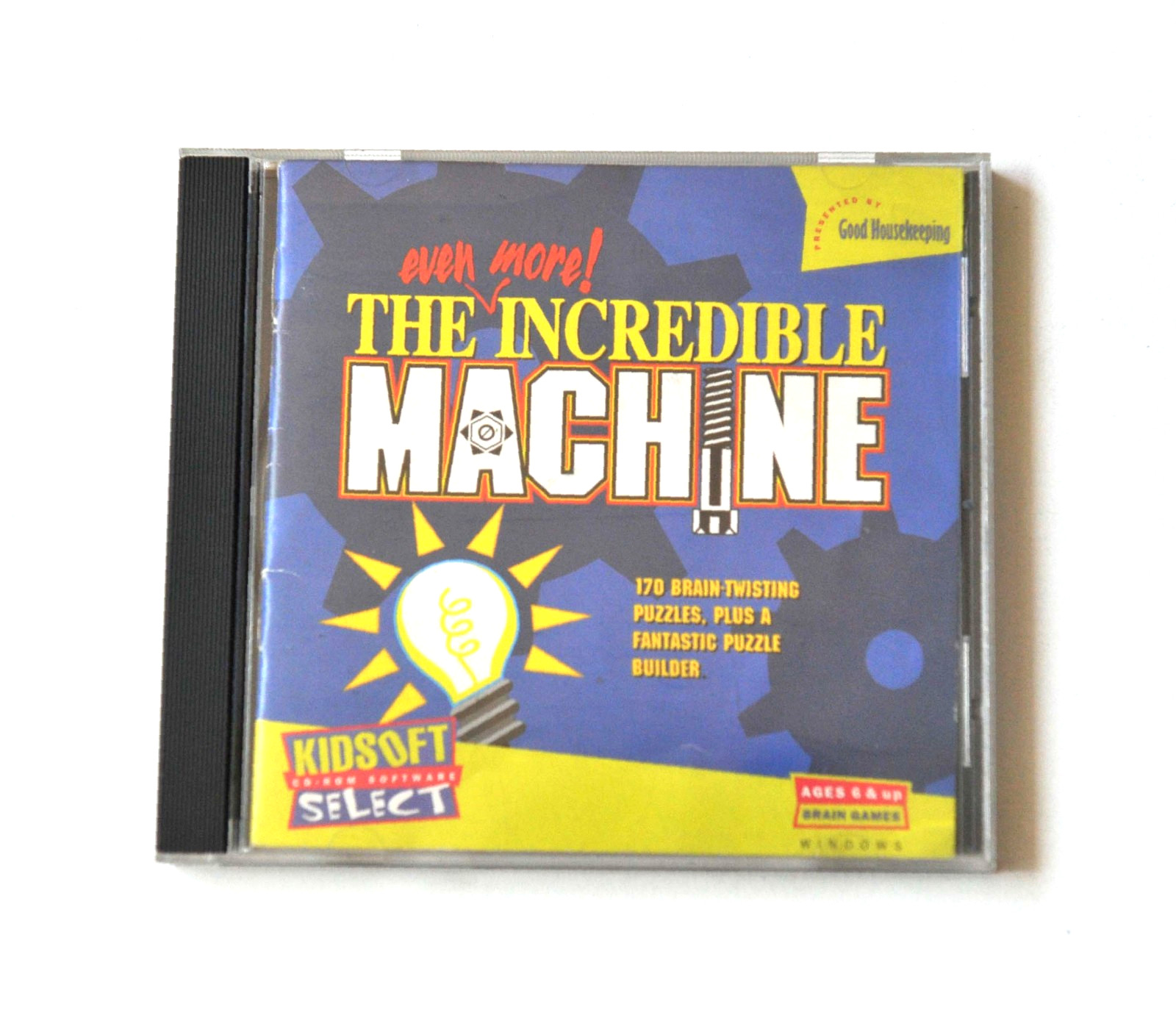 The Even More Incredible Machine Game (PC, 1992)  1 CD-ROM and Case(No Box)