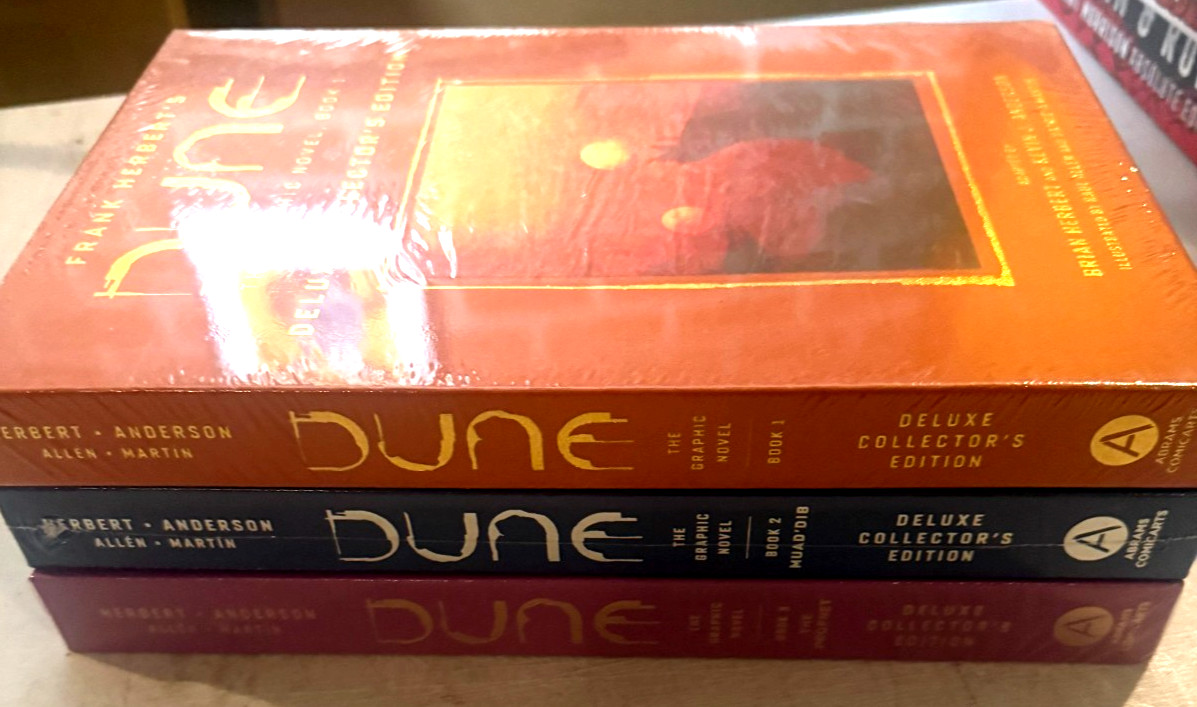 FRANK HERBERT'S DUNE DELUXE COLLECTOR'S EDITION HC VOL. 1, 2 & 3 * SEALED