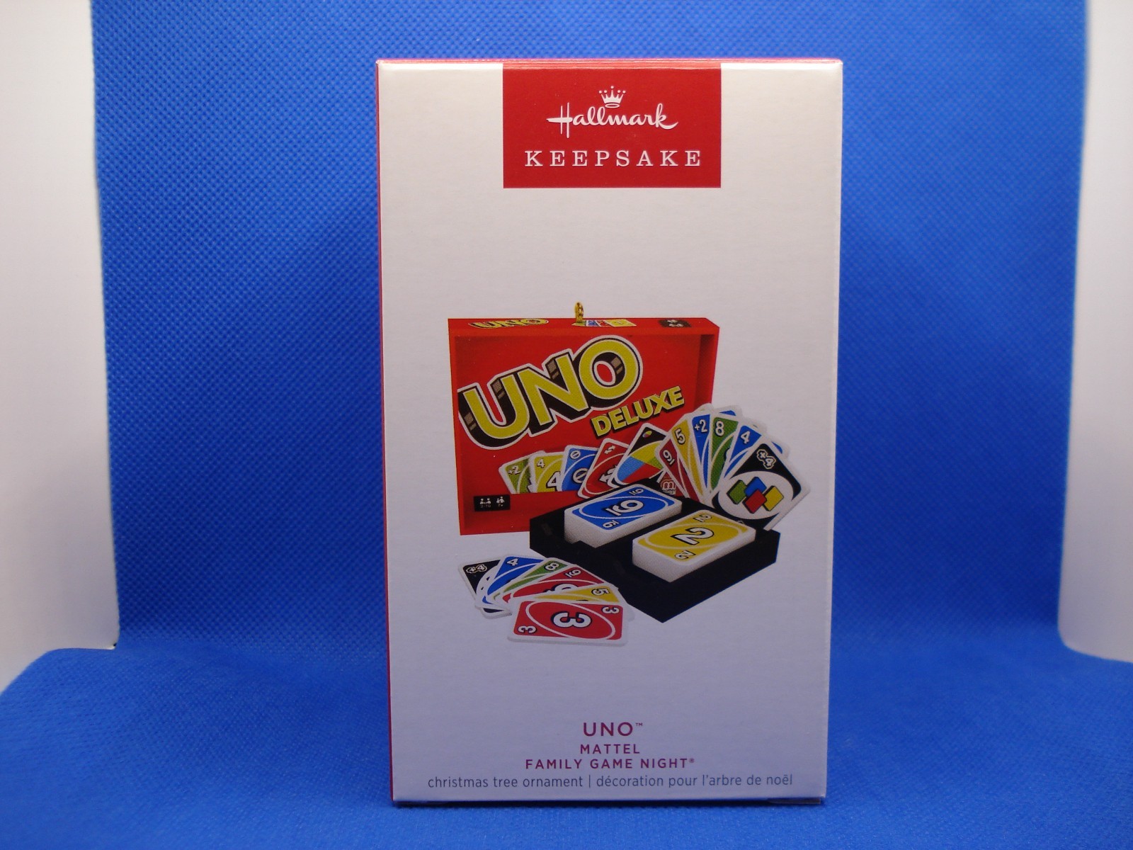 NEW Hallmark Ornament 2023 Mattel UNO Family Game Night 10th and Final in Series