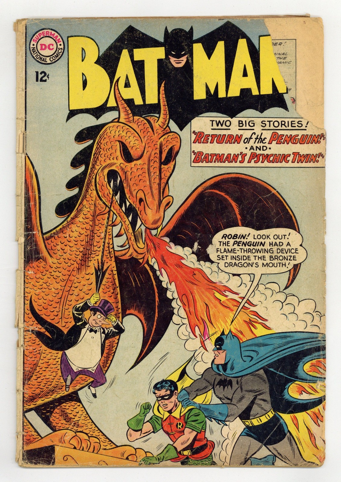 Batman #155 FR/GD 1.5 1963 1st Silver Age app. Penguin