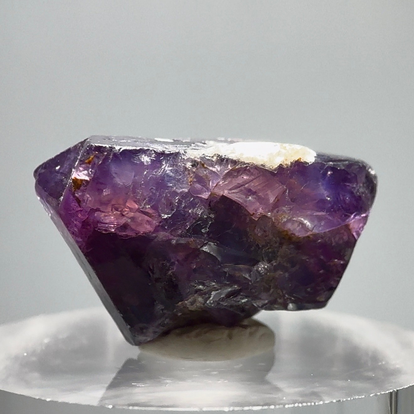 RARE Gem Violet Purple & Pink Mahenge Spinel Terminated Crystal - Tanzania