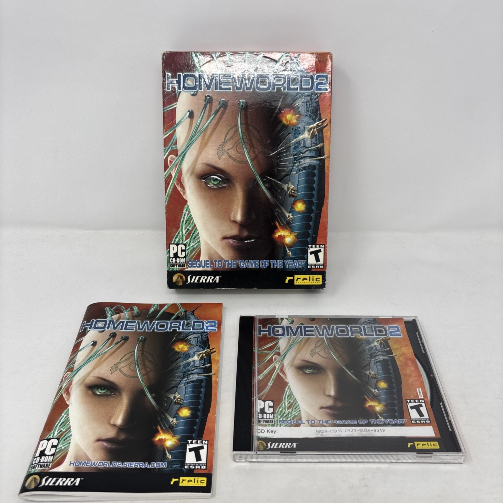 Homeworld 2 Sierra Real-time Strategy CD-ROM PC Computer Game Big Box