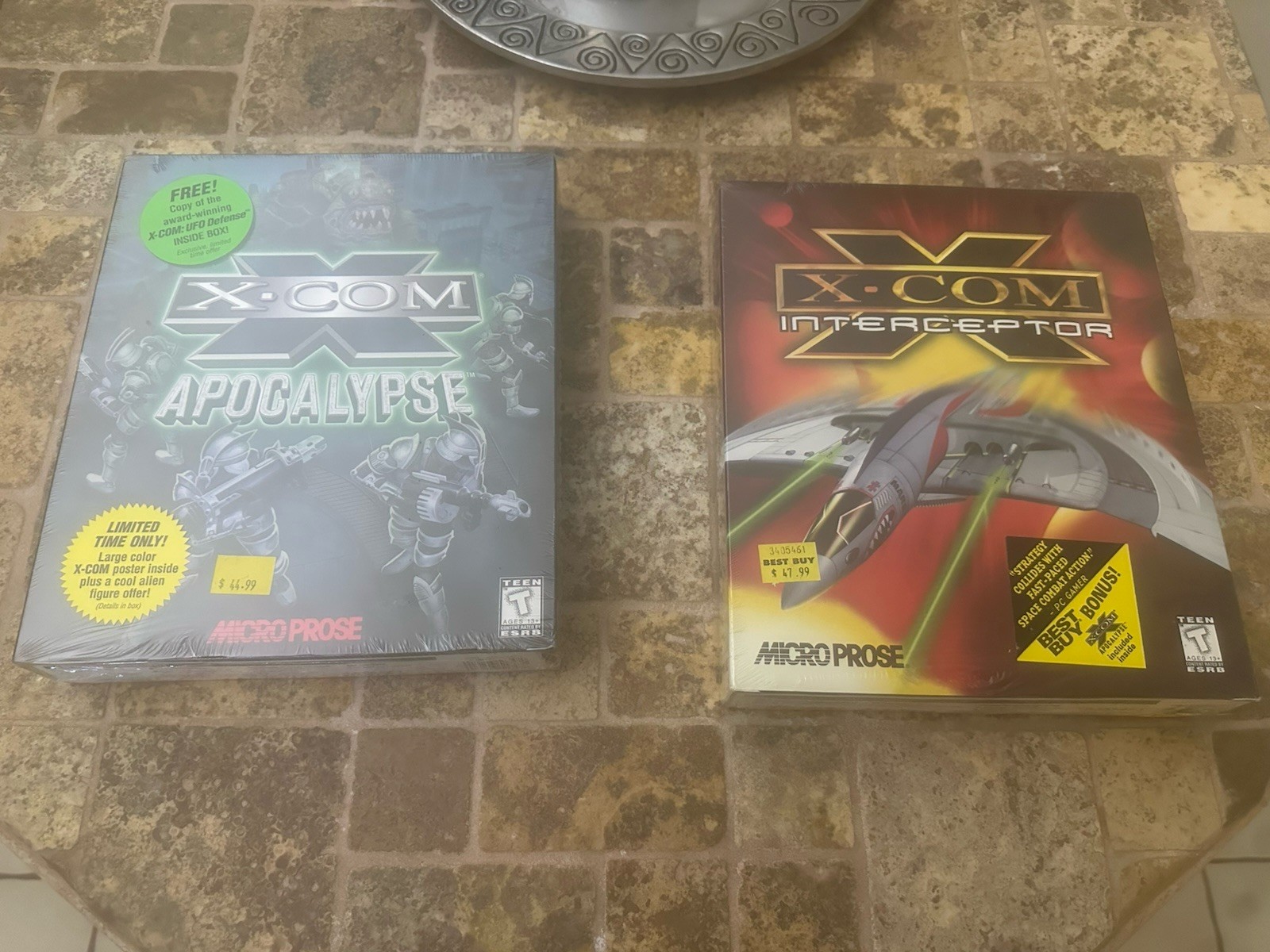 X-COM Apocalypse Big Box PC game plus Interceptor BOTH Factory Sealed