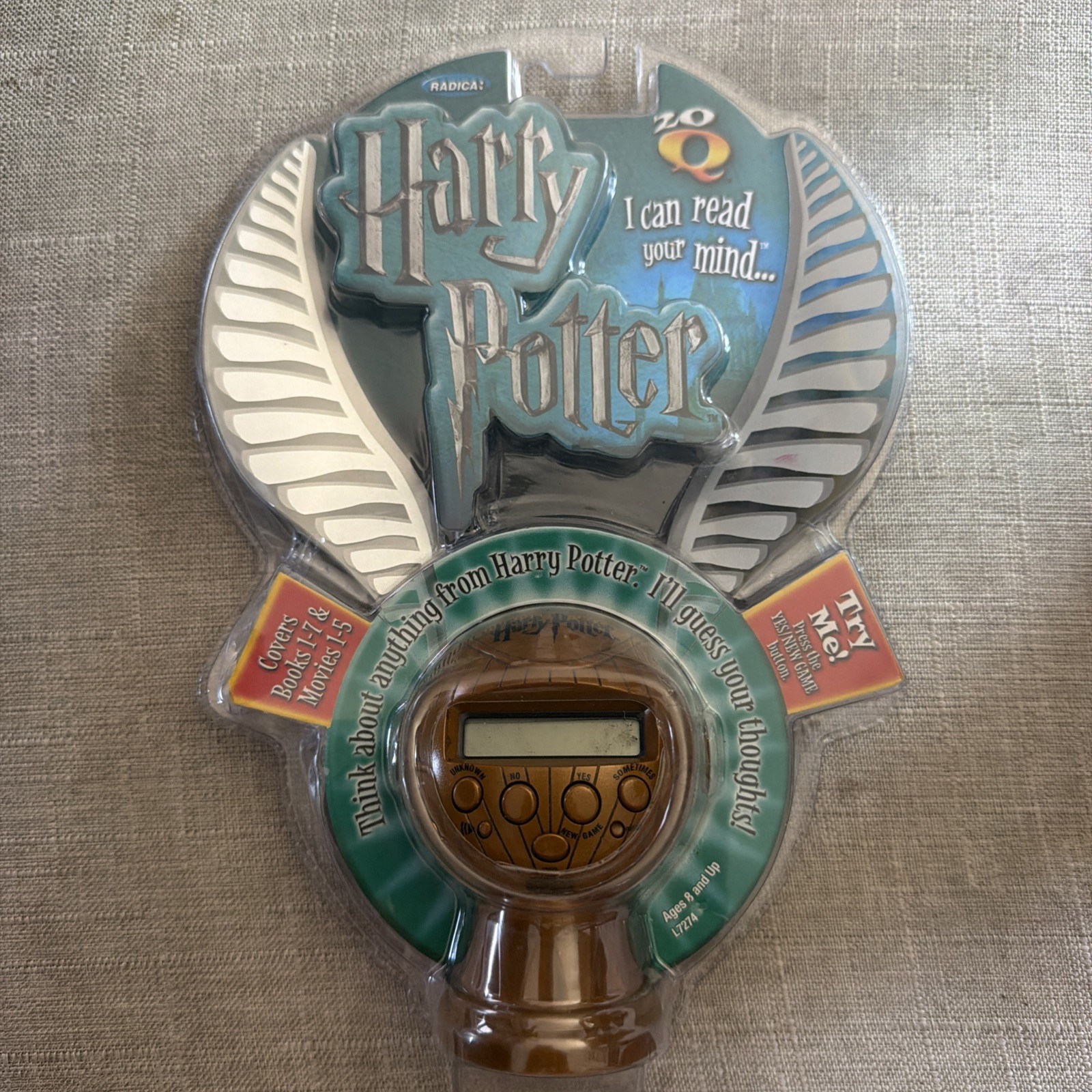 Harry Potter 20Q 20 Questions Mattel Radica Handheld Electronic Trivia Game