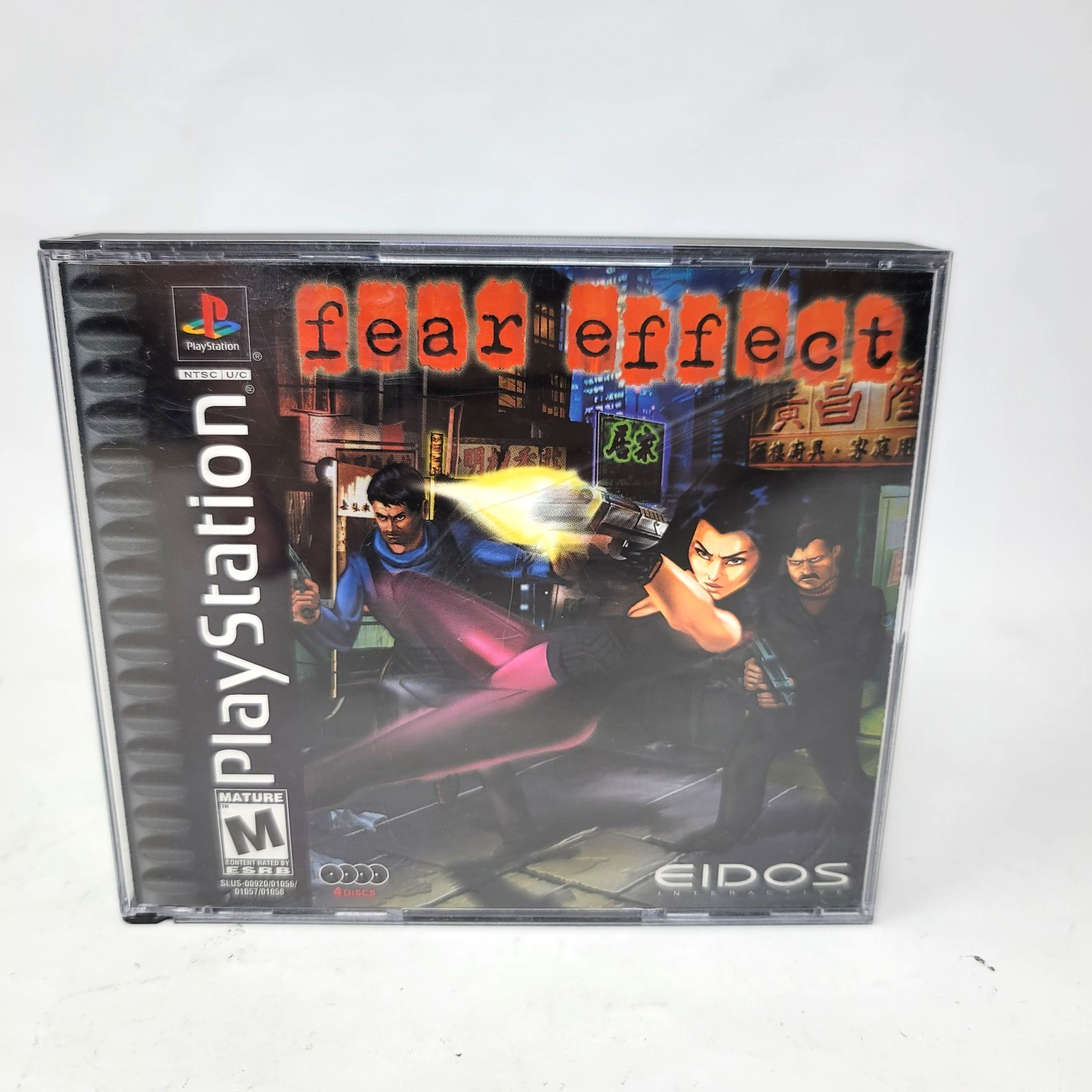 Fear Effect PS1 (Sony PlayStation 1) CIB Complete W/ Reg Card Tested Working