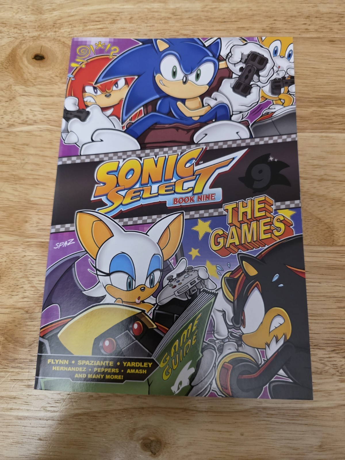 Sonic Select Book 9: The Games - Archie Comics - Sonic The Hedgehog- HTF - RARE