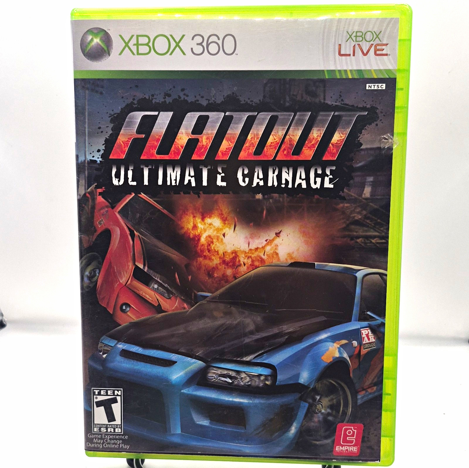 FlatOut Ultimate Carnage Xbox 360 2007 CIB Complete Manual Tested NTSC