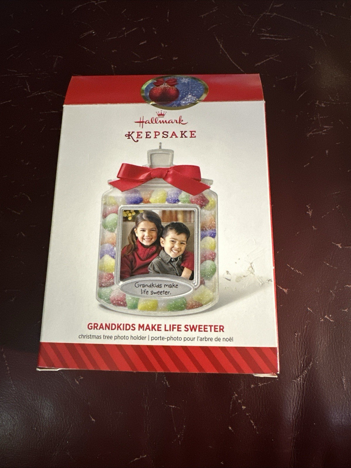 Hallmark Ornament Grandkids Make Life Sweeter Photo Holder - Gumdrops NEW 2014