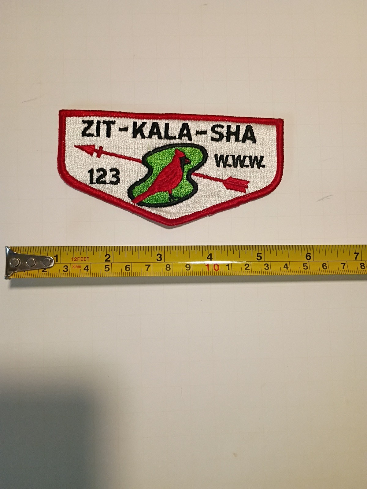 zit-kala-sha Lodge 123 OA Pocket Patch Order Of The Arrow Boy Scouts Of America