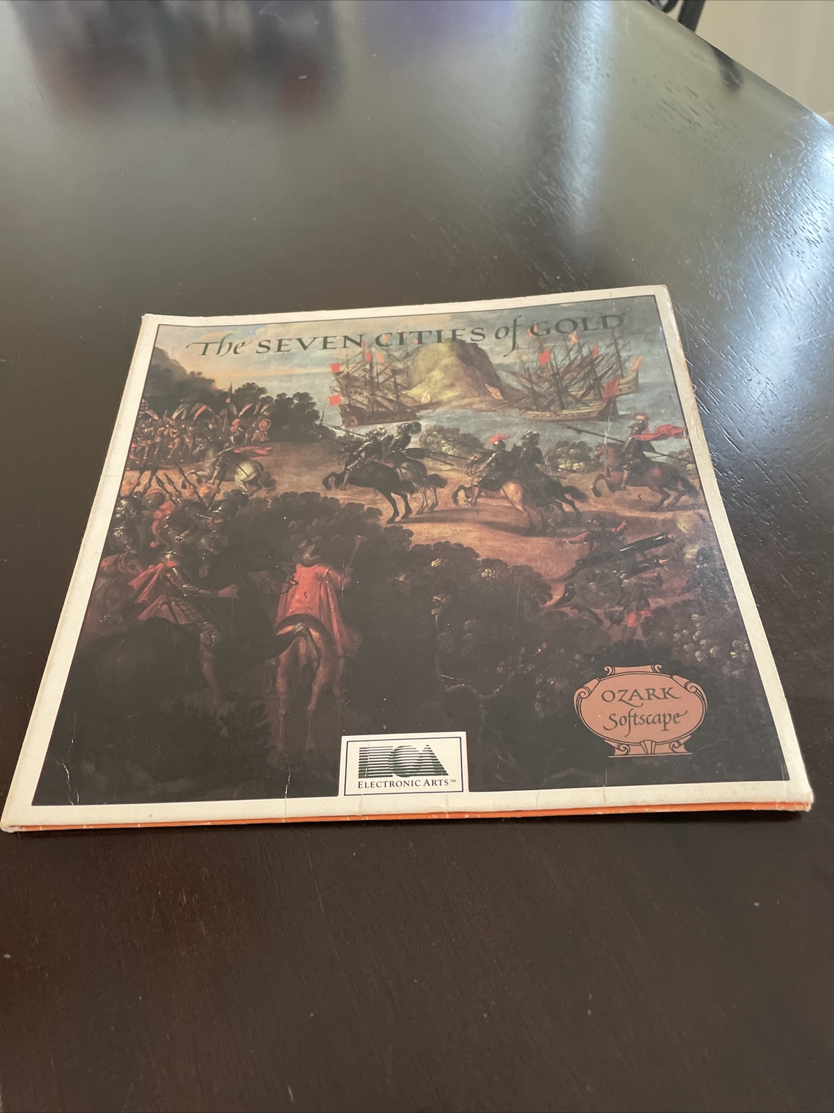 THE SEVEN CITIES OF GOLD - Box Art Only - ELECTRONIC ARTS 1984