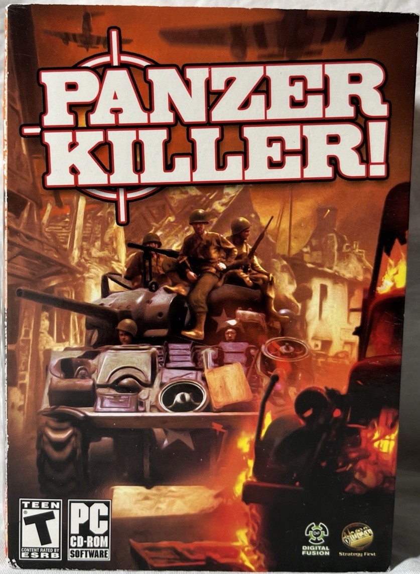 Panzer Killer Video Game Pc Cd-ROM T-Tee , 2007 *NEW OPEN BOX*