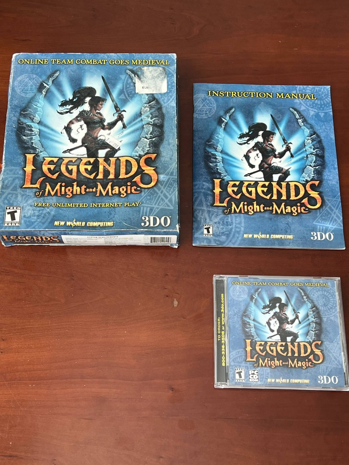 Legends of Might and Magic (IBM PC, 2001) Small Box