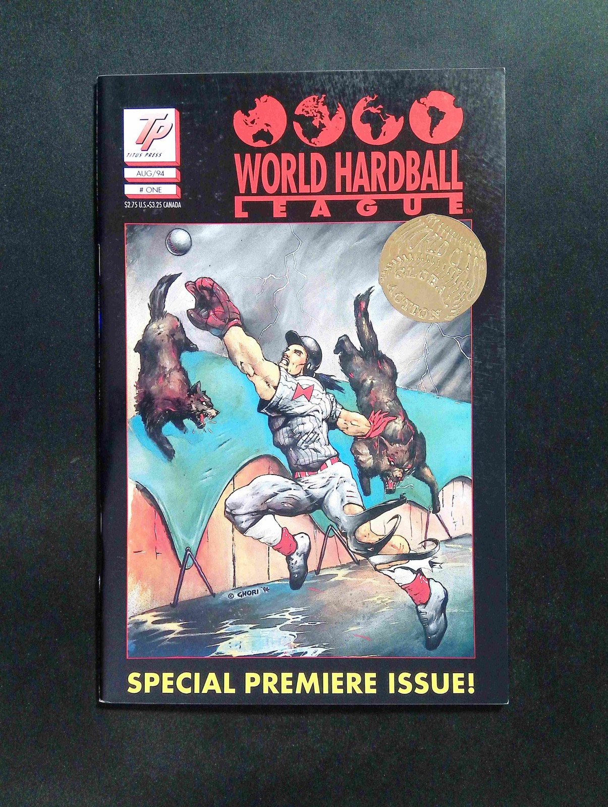 World Hardball League #1  Titan Comics 1994 FN/VF