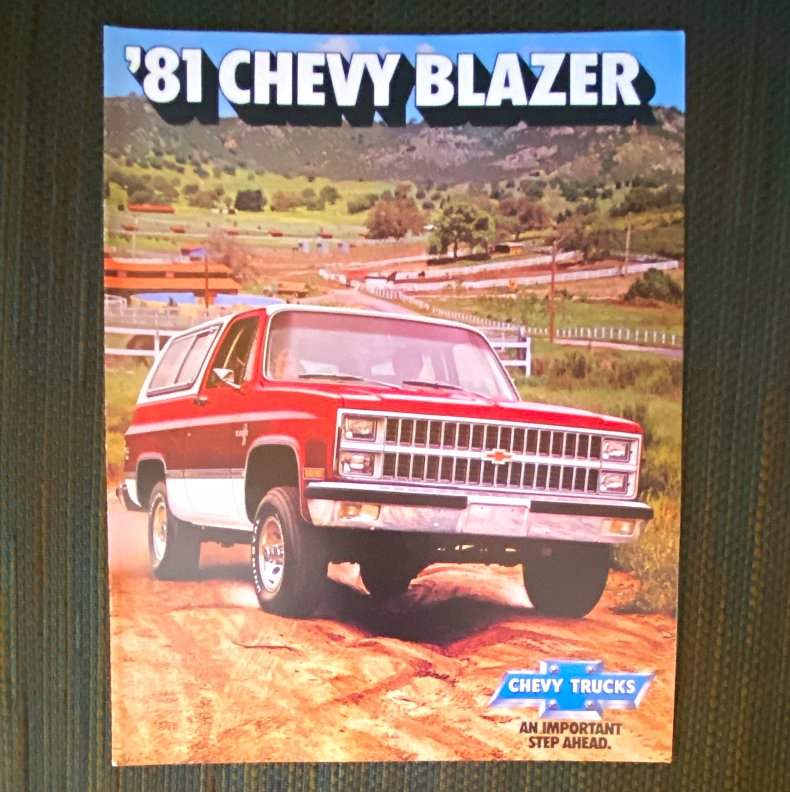 Vintage 1981 Chevrolet Blazer Chevy Trucks Dealership Sales Brochure Catalog