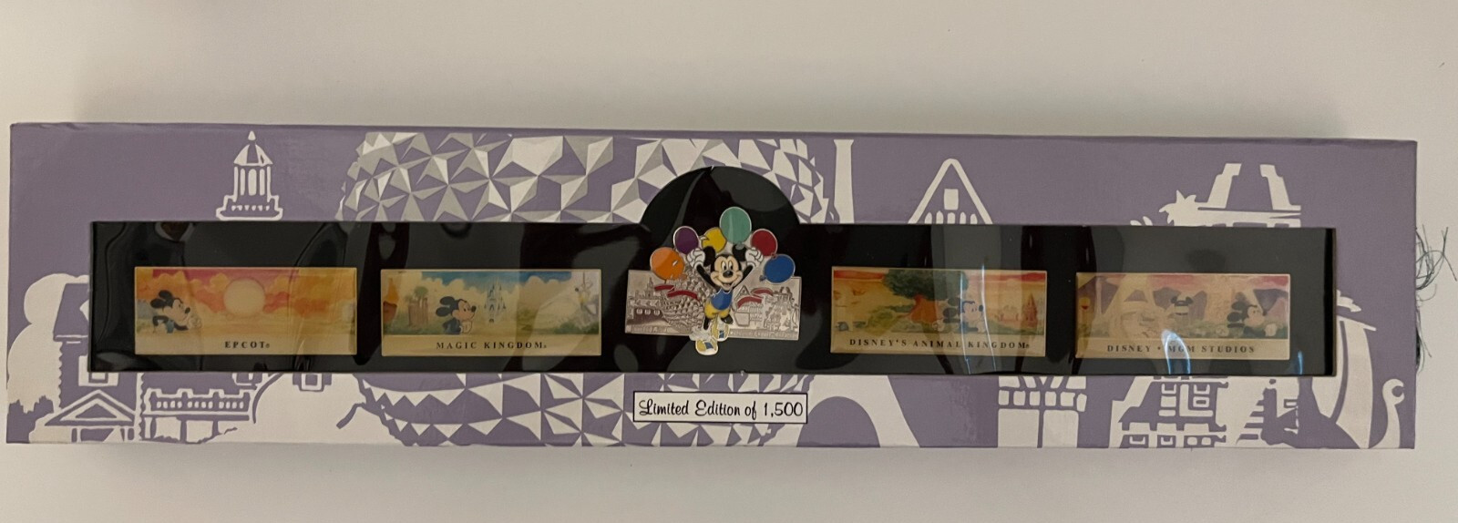 Disney\'s Marathon Limited Edition of 1500 - 5 Pin Set with Box