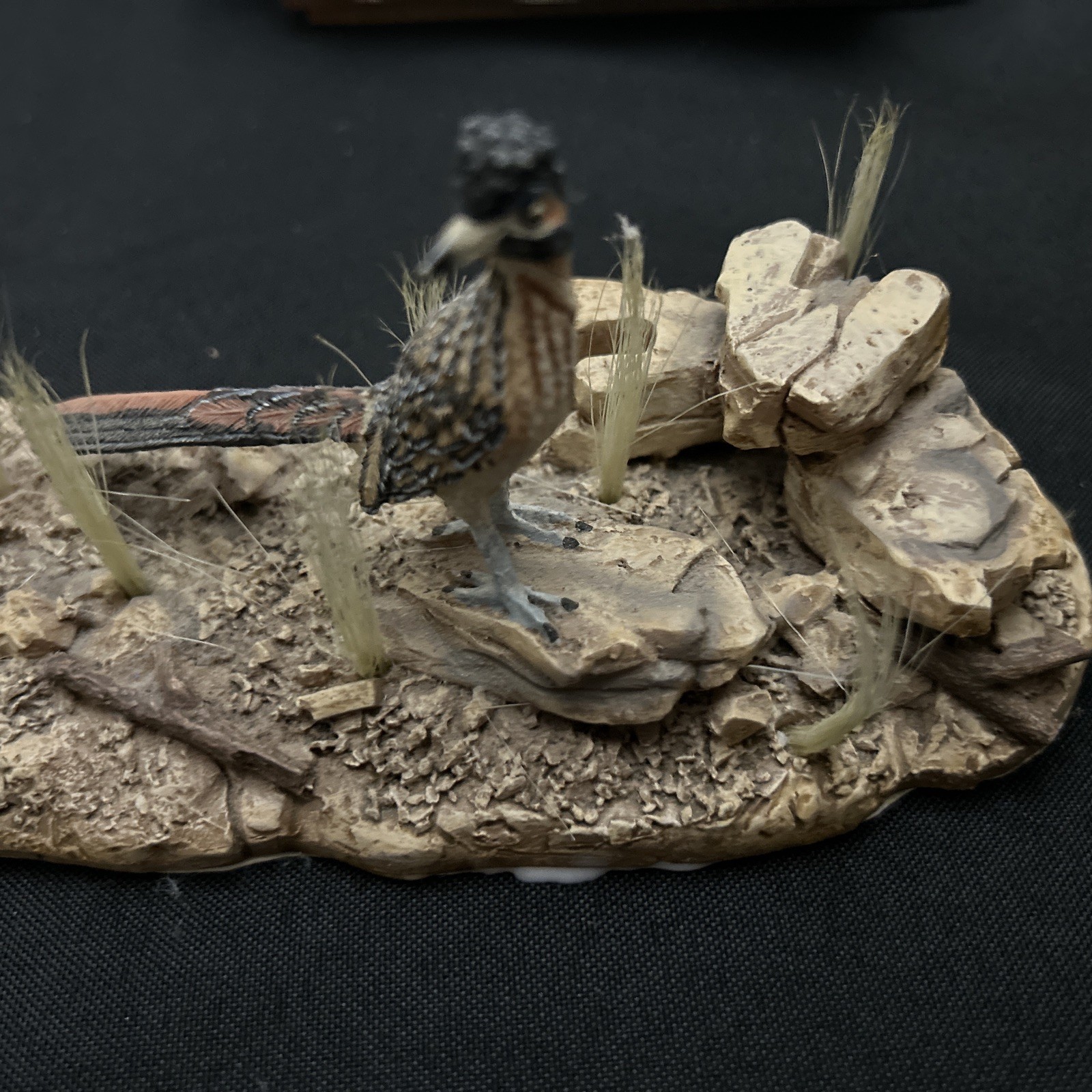Vintage Desert Scene Roadrunner, very unique