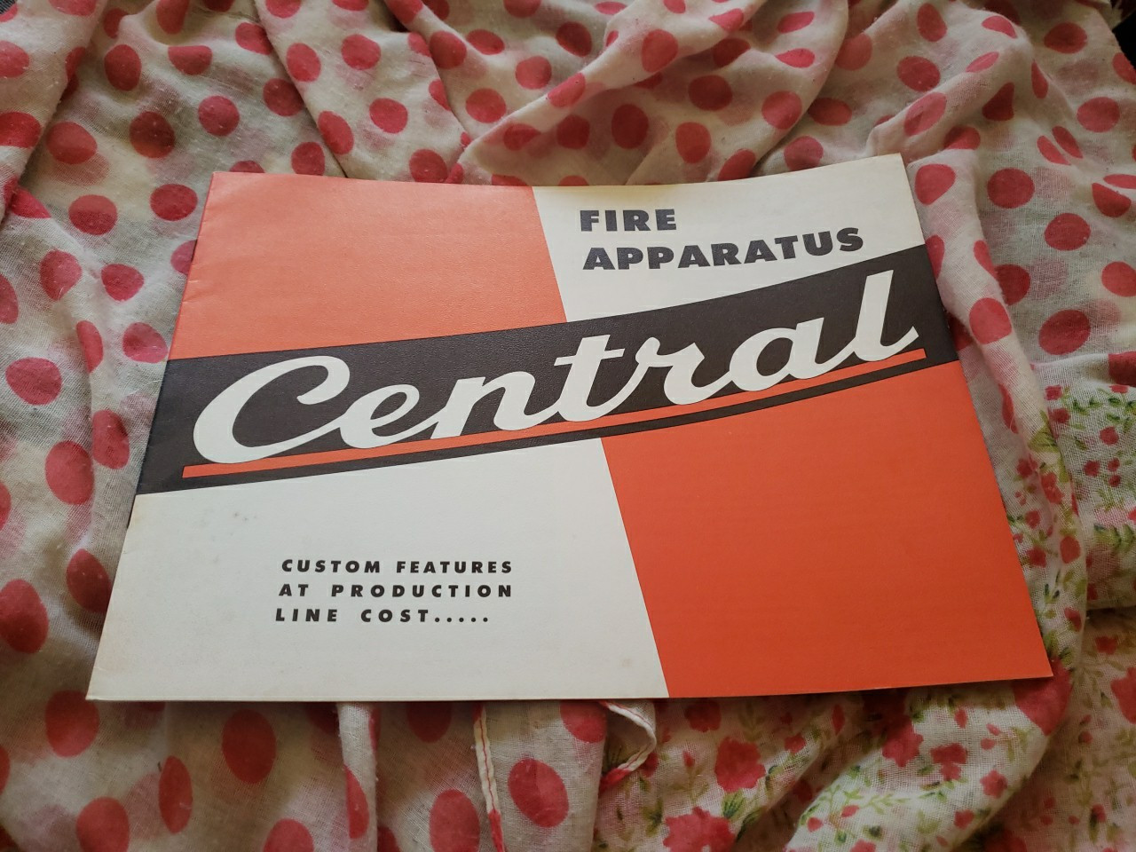 Central Fire Apparatus Firefighting Trucks & Equipment Brochure 1960s 
